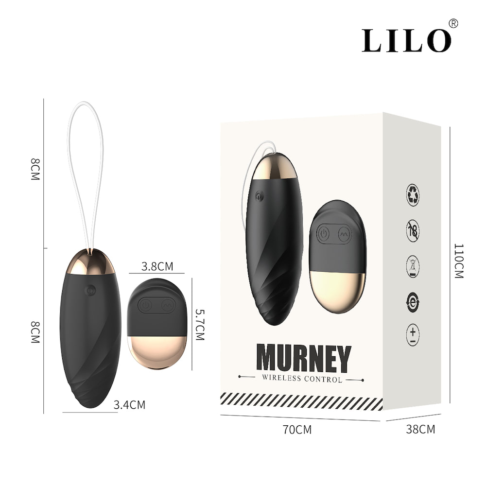 Vibrador Bullet Recarregável com controle remoto 10 modos de vibração - Image 3
