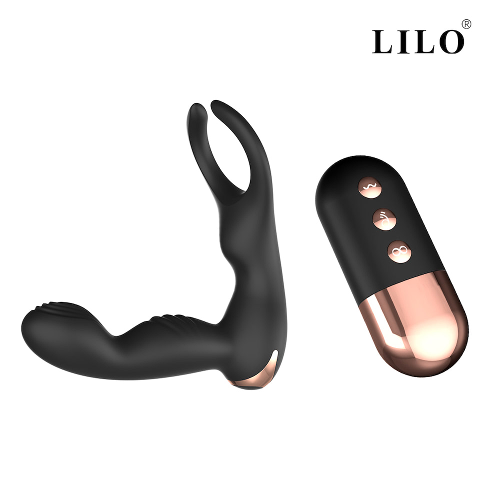 Massageador de próstata com 10 modos de pulsação e 10 modos de vibração com controle wireless - Image 2