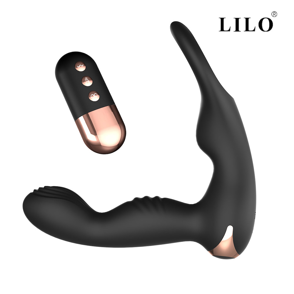 Massageador de próstata com 10 modos de pulsação e 10 modos de vibração com controle wireless - Image 3