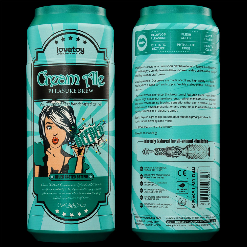 Masturbador com textura interna em formato de cerveja - Image 11
