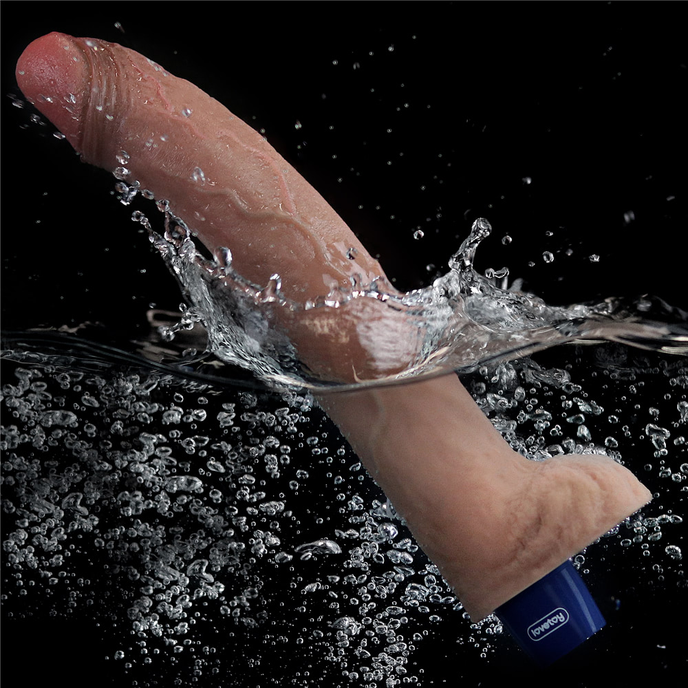 Prótese Realista Silicone Platinum Real Softee com 10 modos de vibração - Image 12