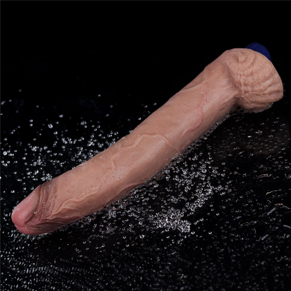 Prótese Realista Silicone Platinum Real Softee com 10 modos de vibração - Image 13