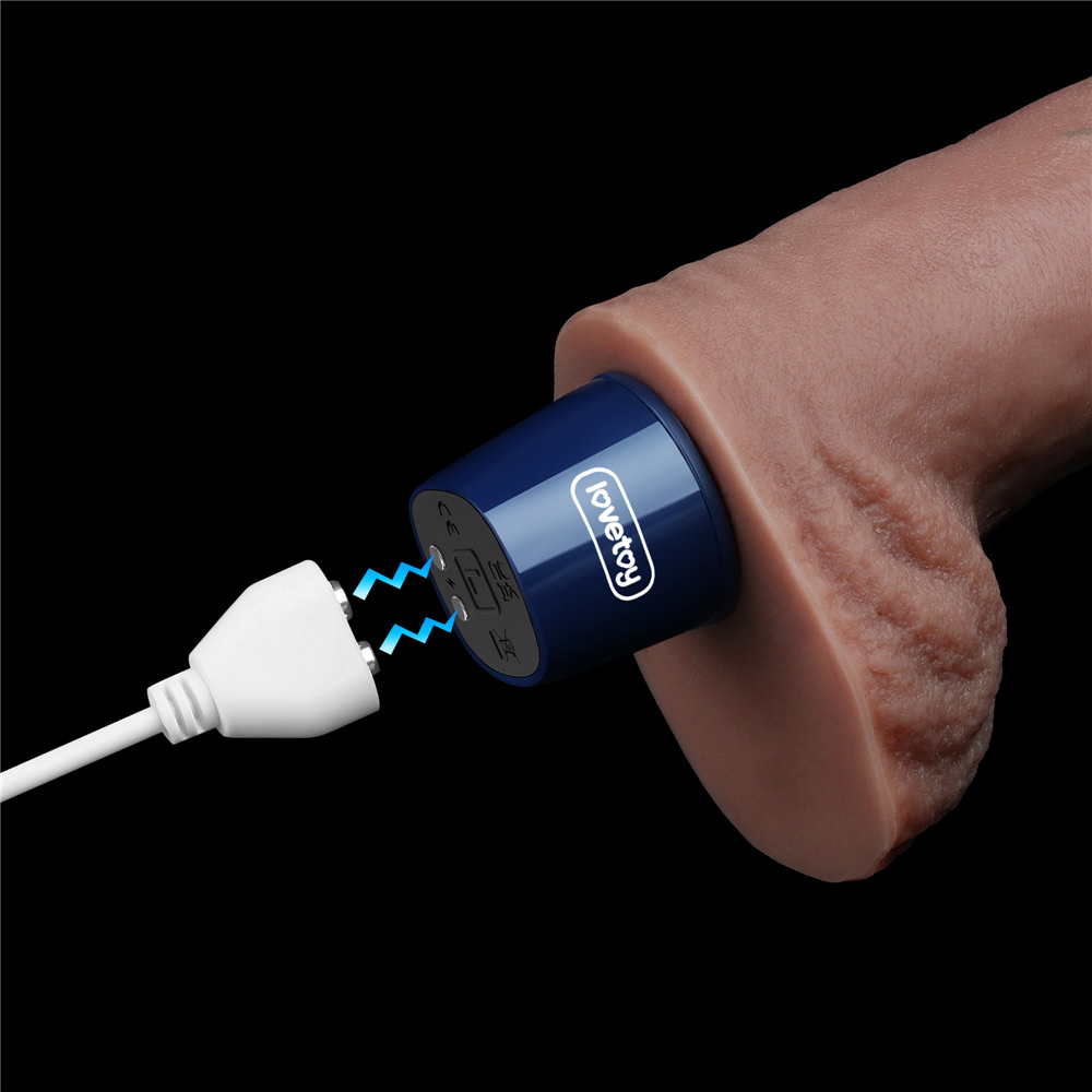 Prótese Realista Silicone Platinum Real Softee com 10 modos de vibração - Image 17