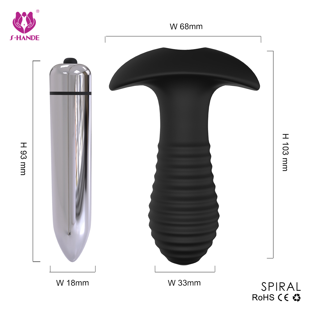 Plug Anal Vibrador Spiral S-Hande - Image 4
